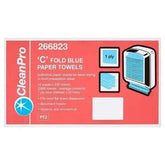 CleanPro C Fold Blue Paper Towels  Adomoo